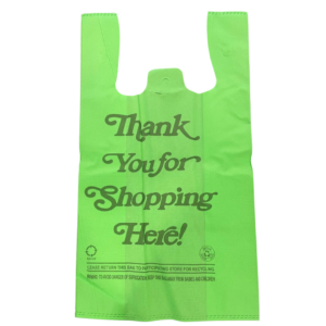 Green Thank You Bag (12 x 7 x 22)